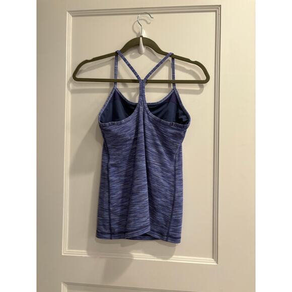 Lululemon Lot of Two 2 XS Racerback Tank Tops Blue Gray / Black - Picture 6 of 7
